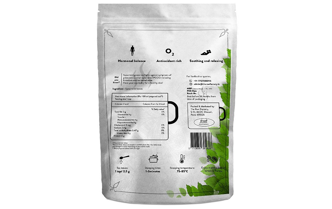 Raw Essentials Spearmint Infusion Tea    Pack  100 grams